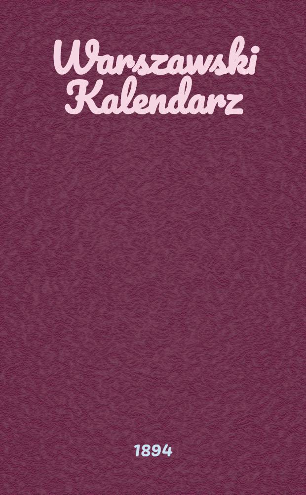 Warszawski Kalendarz