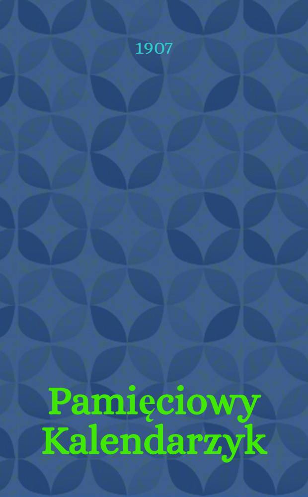 Pamięciowy Kalendarzyk