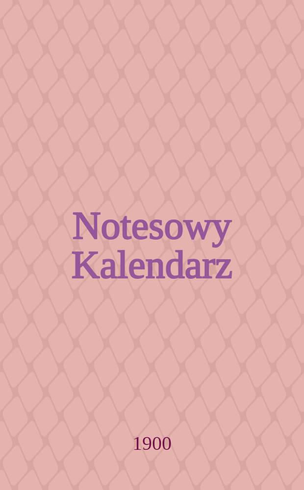 Notesowy Kalendarz