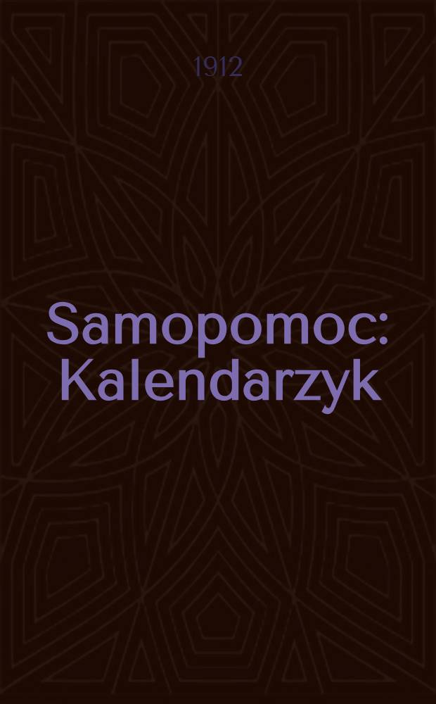 Samopomoc : Kalendarzyk : 1913