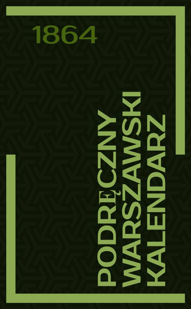 Podręczny Warszawski Kalendarz