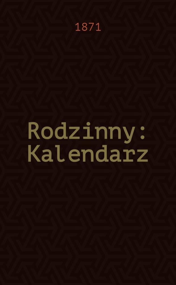 Rodzinny : Kalendarz