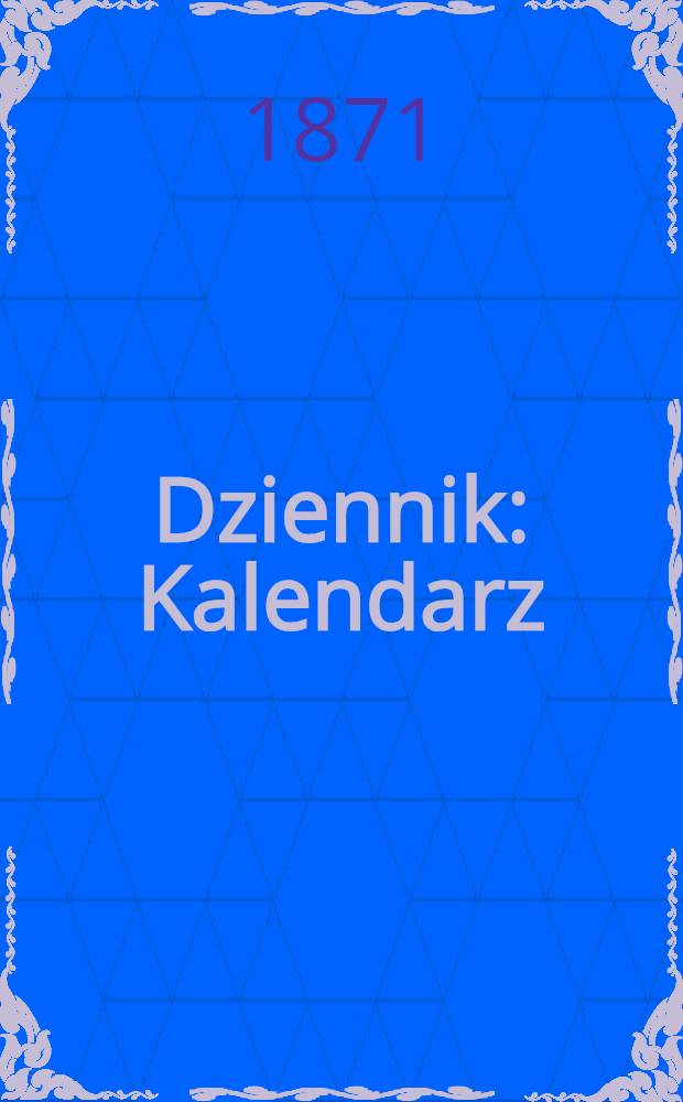 Dziennik : Kalendarz