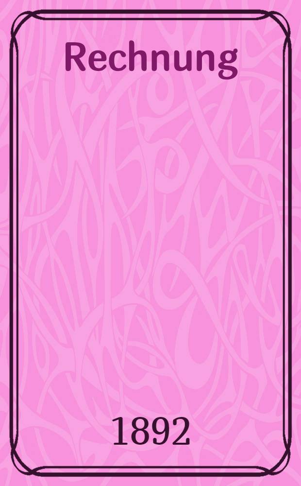 Rechnung
