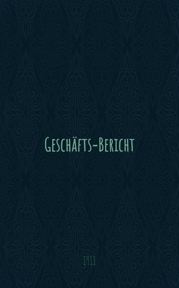 Geschäfts-Bericht