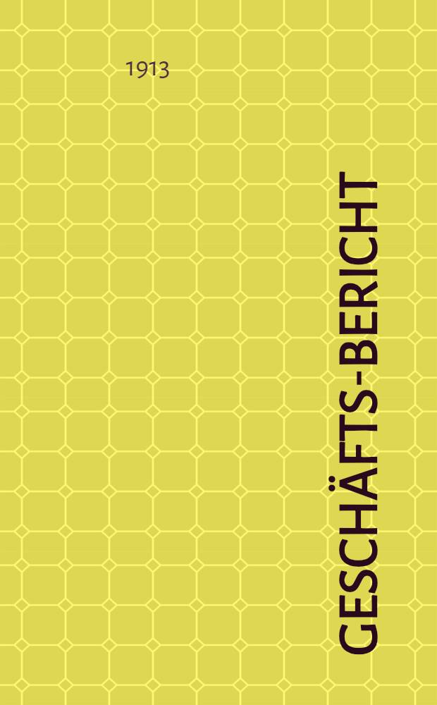Geschäfts-Bericht