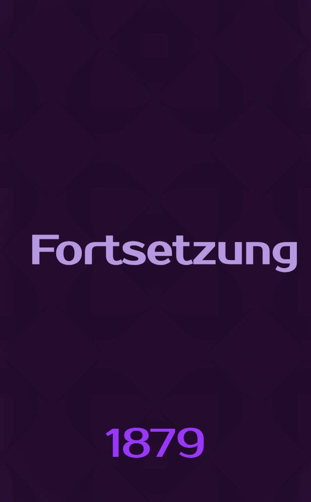 Fortsetzung
