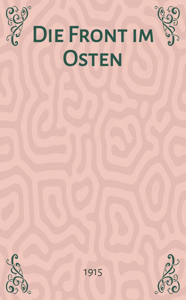Die Front im Osten