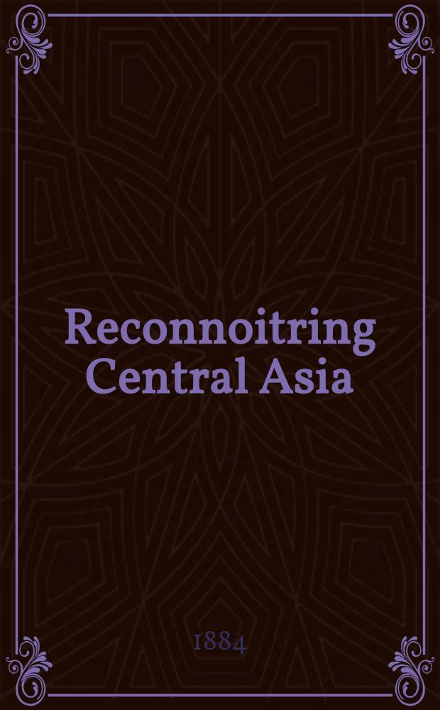 Reconnoitring Central Asia