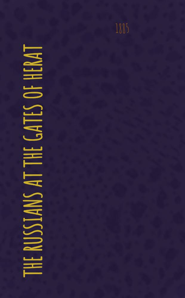 The Russians at the Gates of Herat