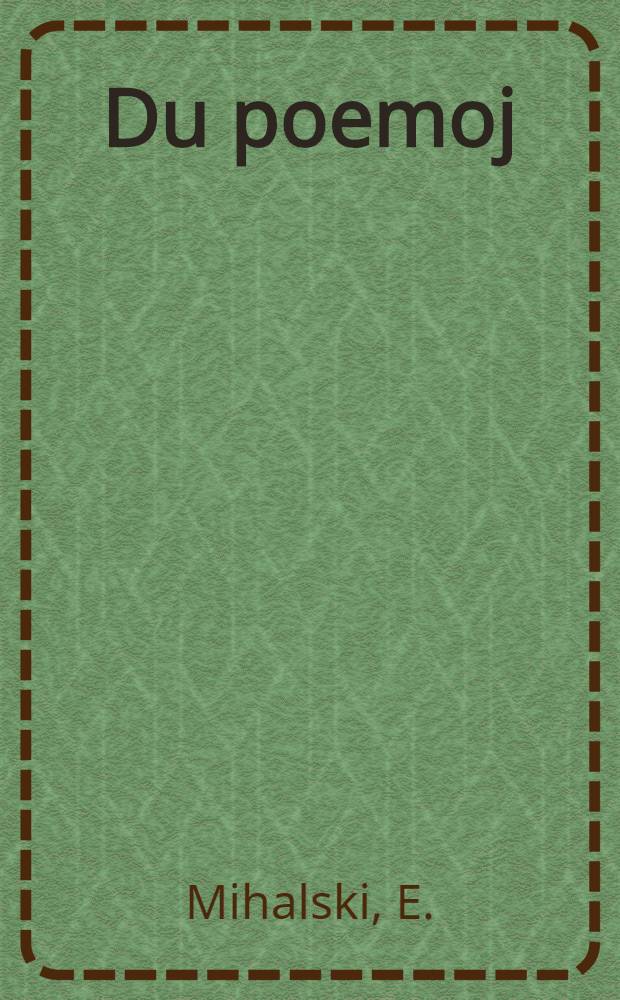 Du poemoj