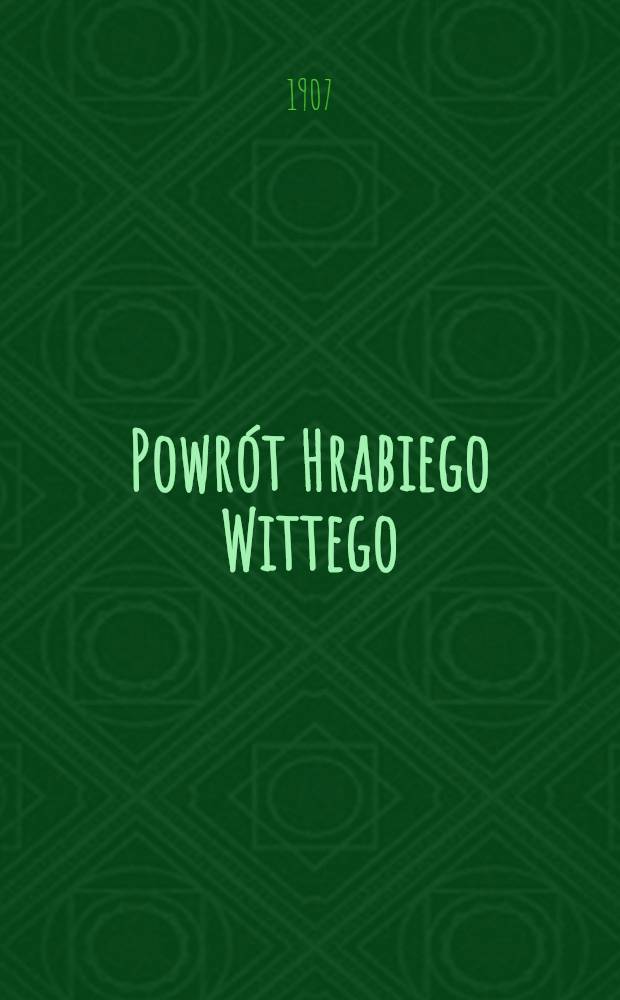 Powrót Hrabiego Wittego