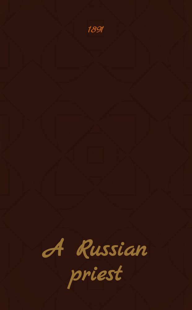 A Russian priest
