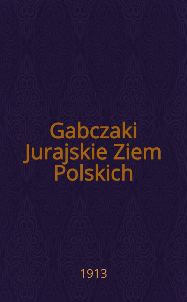 Gabczaki Jurajskie Ziem Polskich