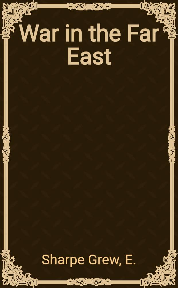 War in the Far East