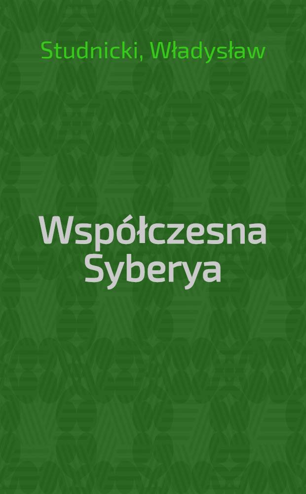 Współczesna Syberya