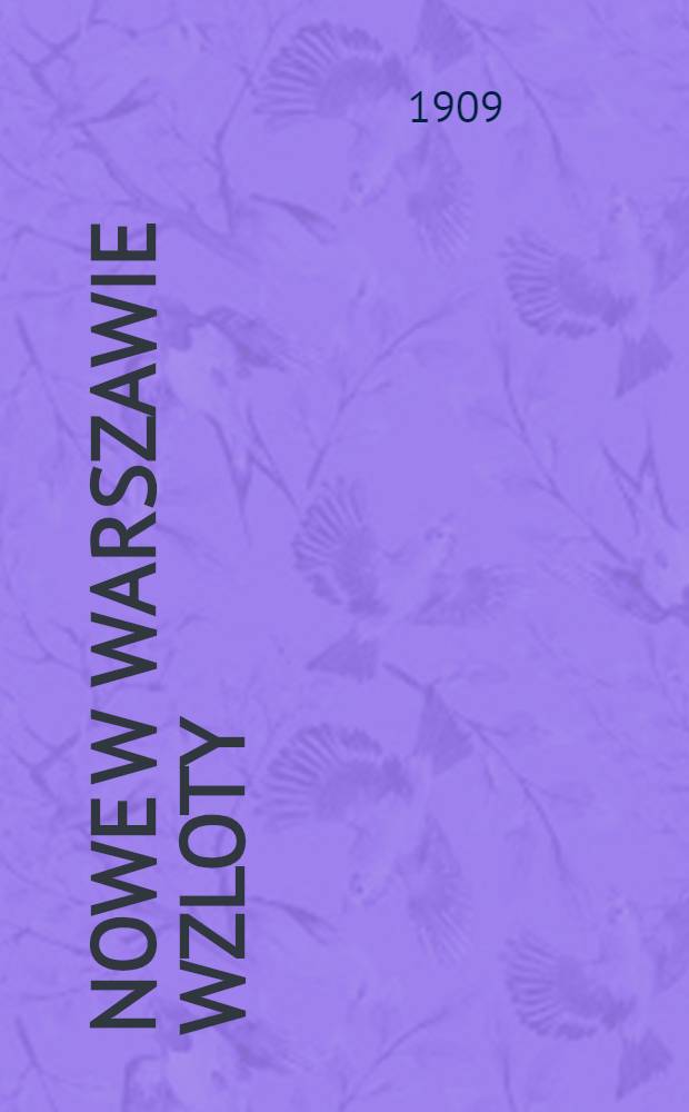 Nowe w Warszawie Wzloty