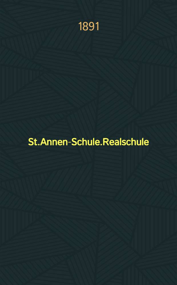 St.Annen-Schule.Realschule : Verteilung des Lehstoffes auf die einzelnen Klassen
