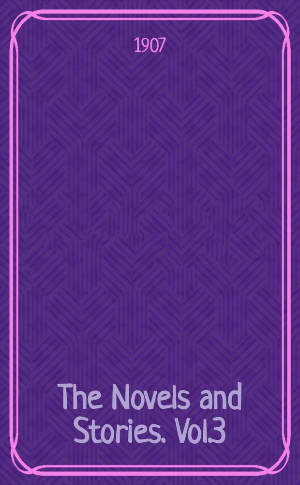 The Novels and Stories. Vol.3 : On the Eve