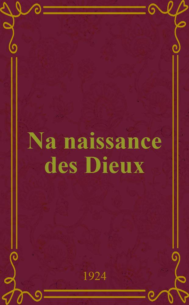 Na naissance des Dieux : Toutankhamon en Crète