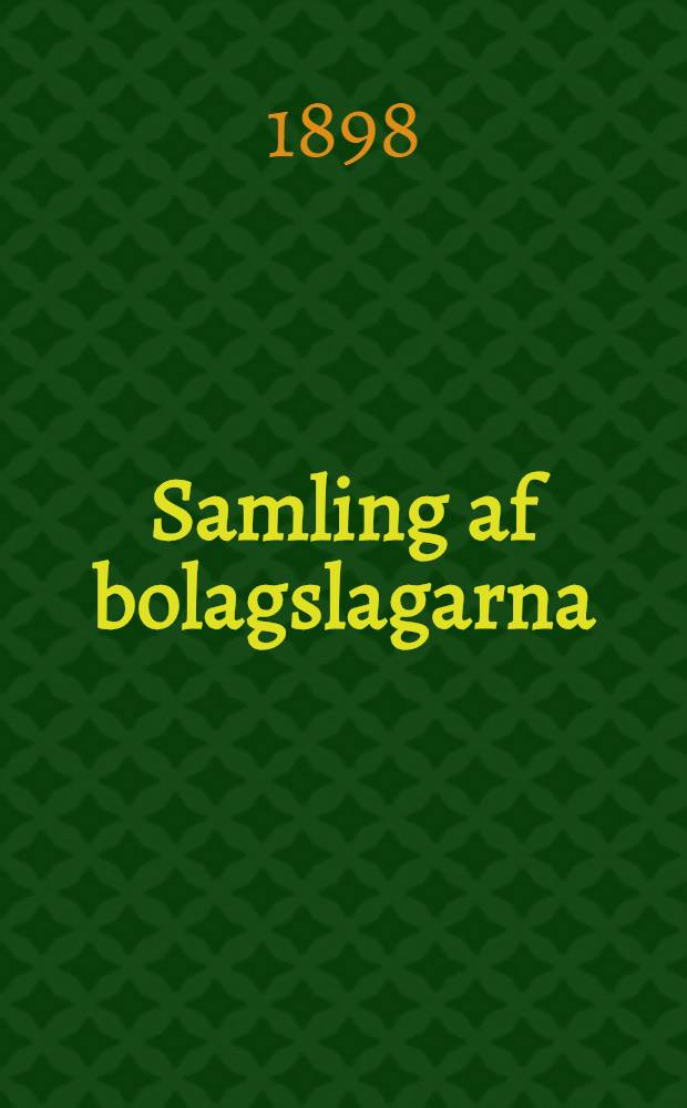 Samling af bolagslagarna