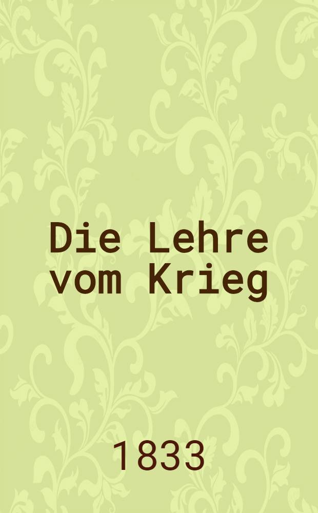 Die Lehre vom Krieg