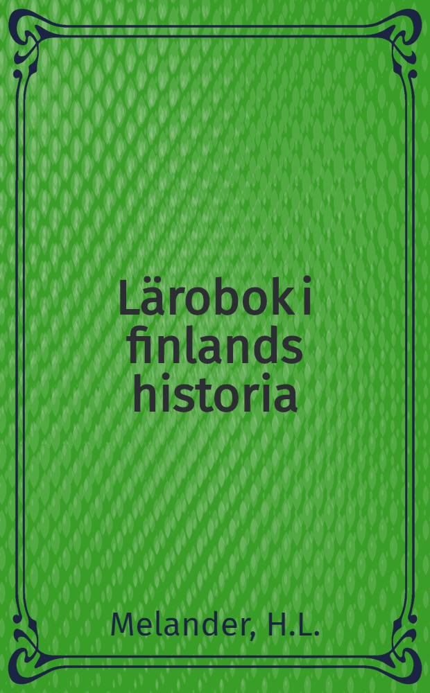 L&auml;robok i finlands historia