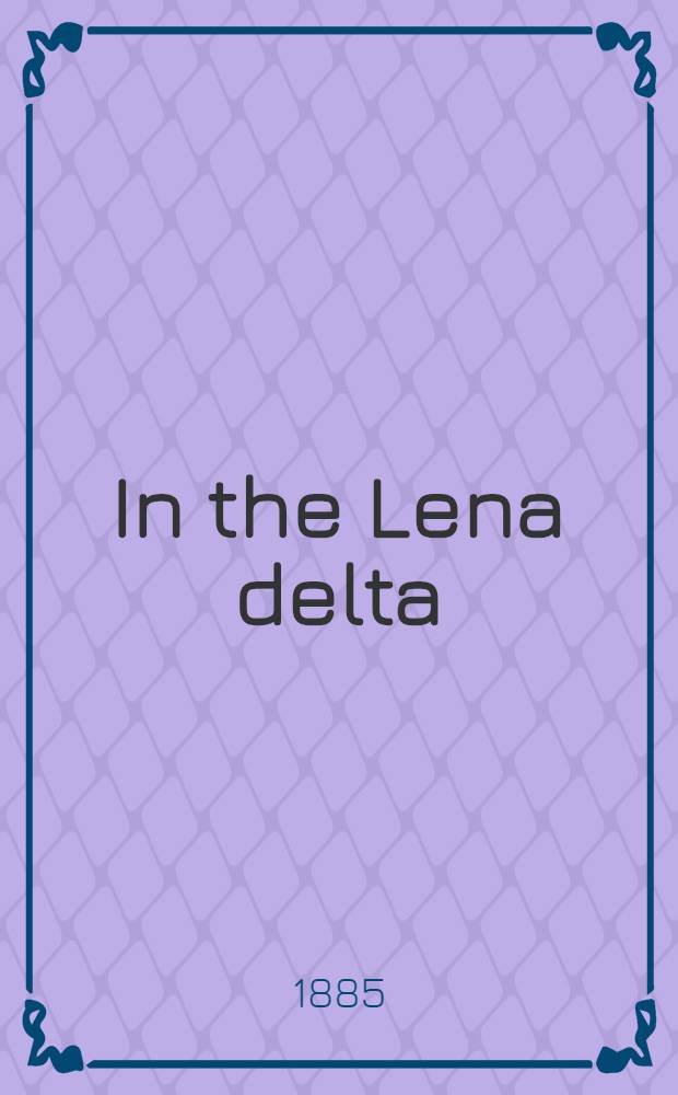 In the Lena delta
