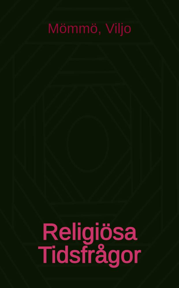 Religi&ouml;sa Tidsfr&aring;gor