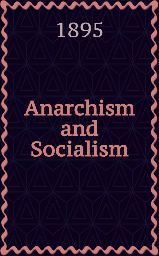 Anarchism and Socialism
