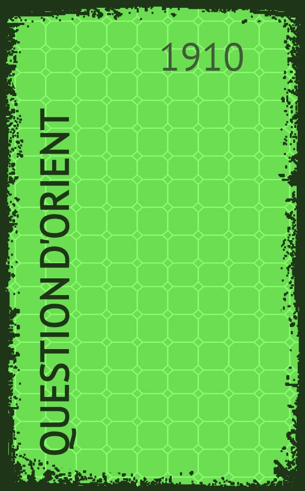 Question d'Orient
