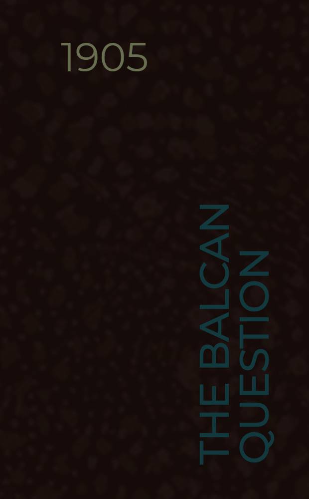 The Balcan Question