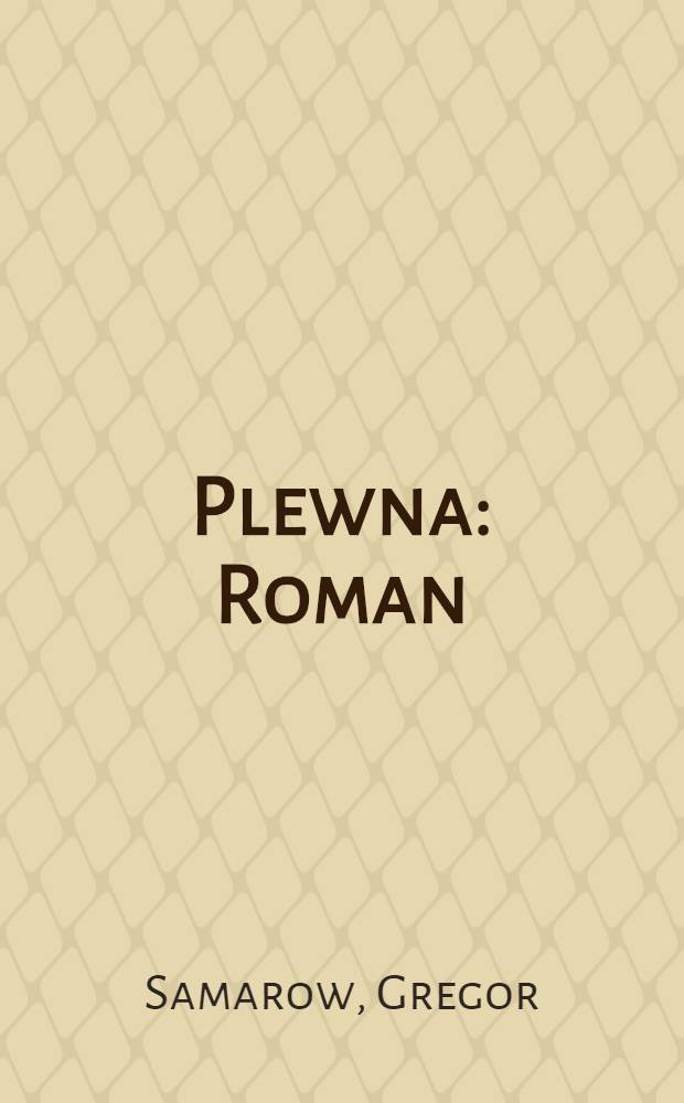 Plewna : Roman