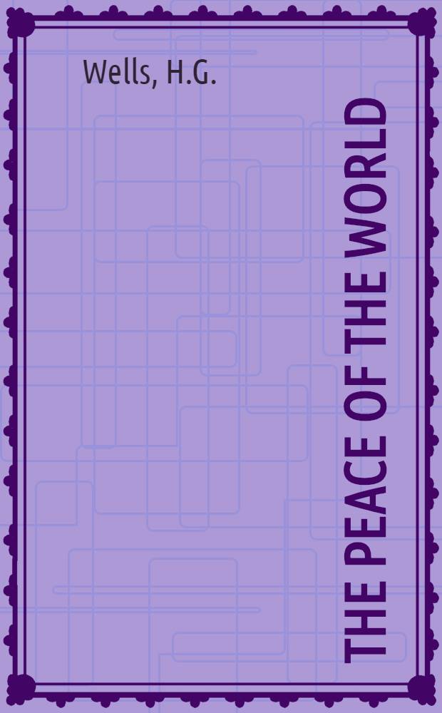 The Peace of the World
