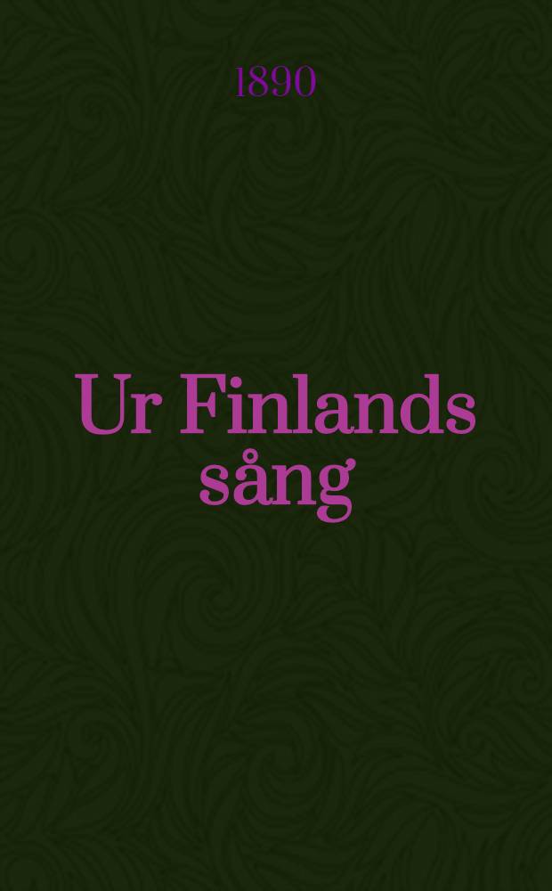 Ur Finlands sång
