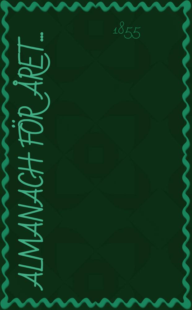 Almanach f&ouml;r &aring;ret ..