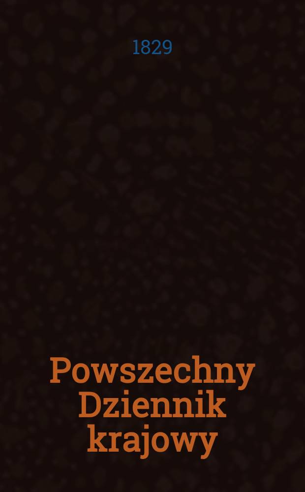 Powszechny Dziennik krajowy