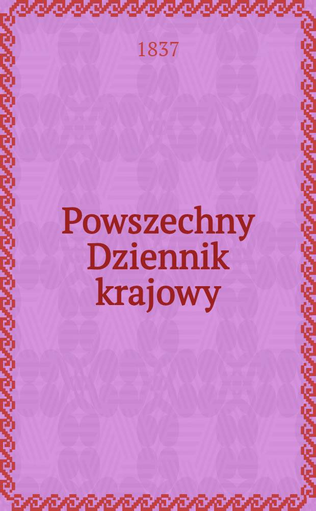 Powszechny Dziennik krajowy