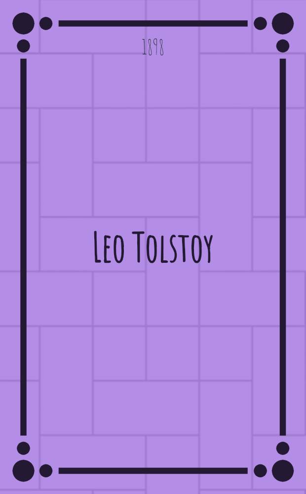 Leo Tolstoy