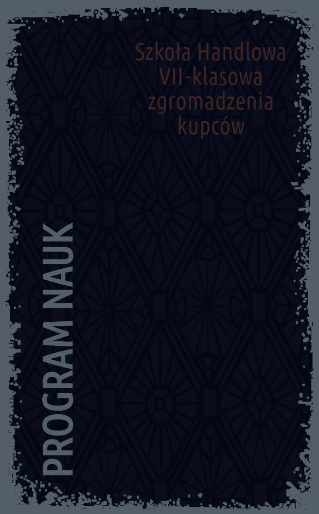Program Nauk