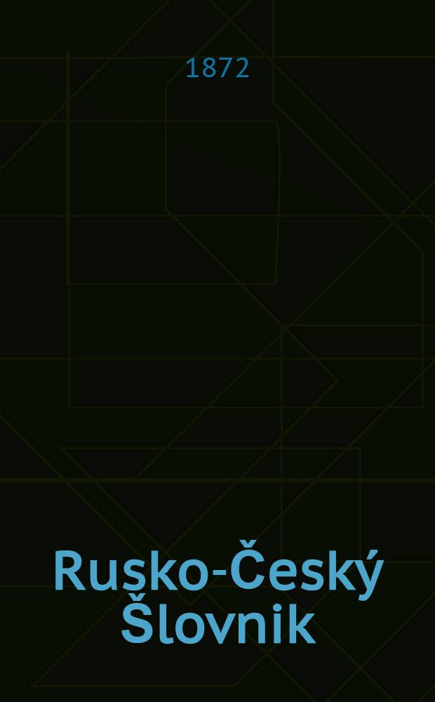 Rusko-Česk&yacute; &Scaron;lovnik