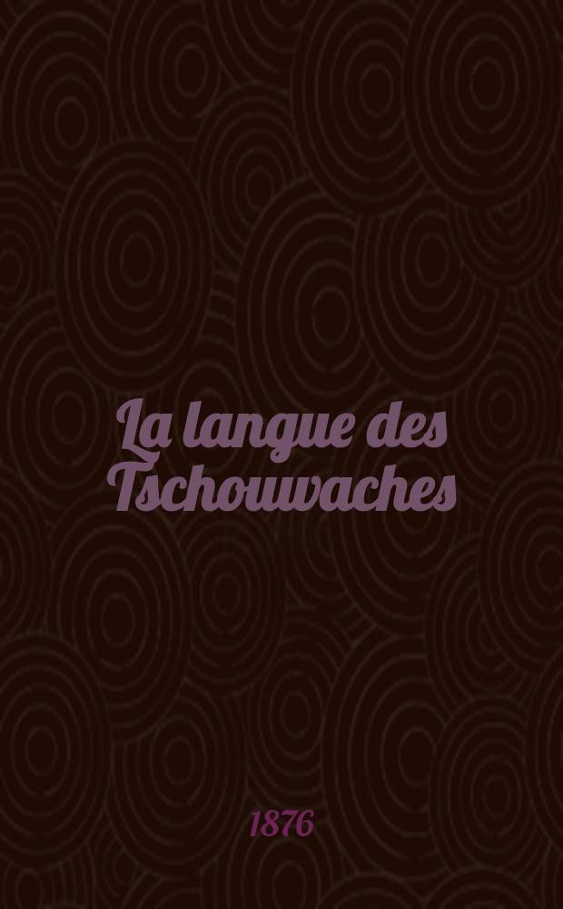 La langue des Tschouwaches