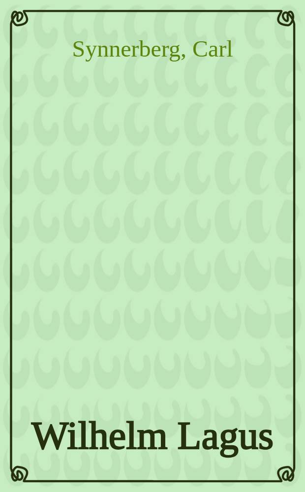 Wilhelm Lagus