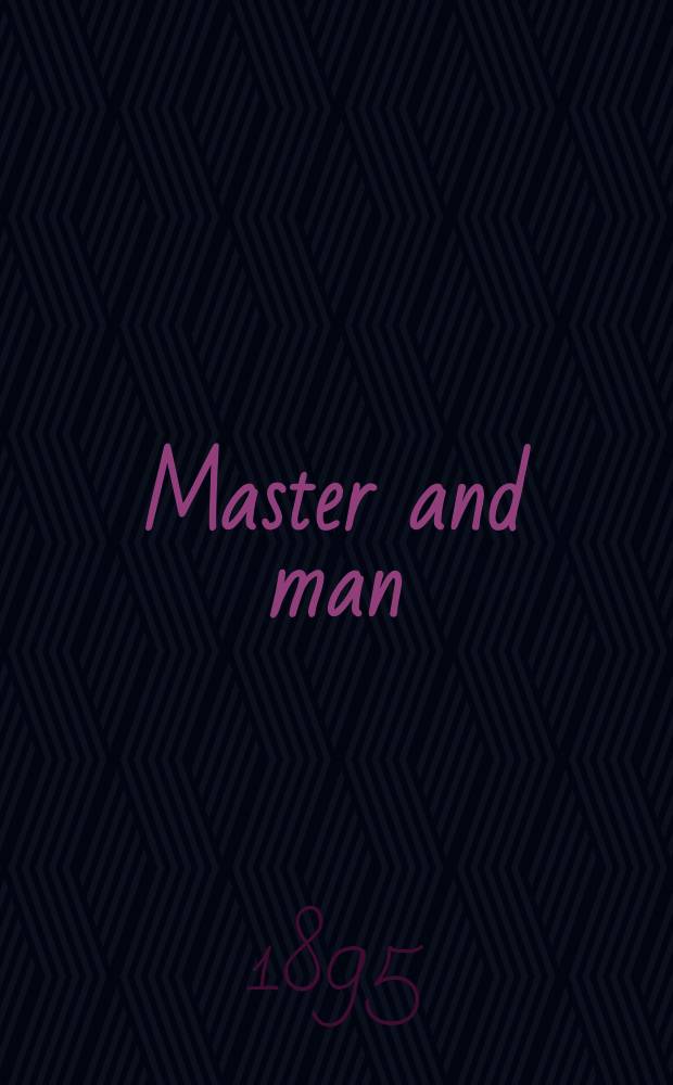 Master and man