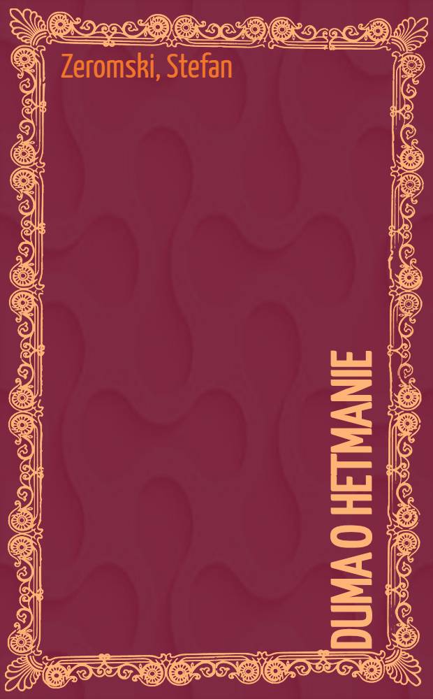 Duma o Hetmanie