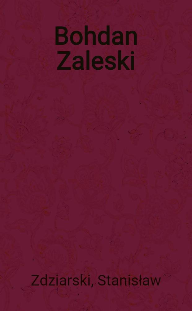 Bohdan Zaleski