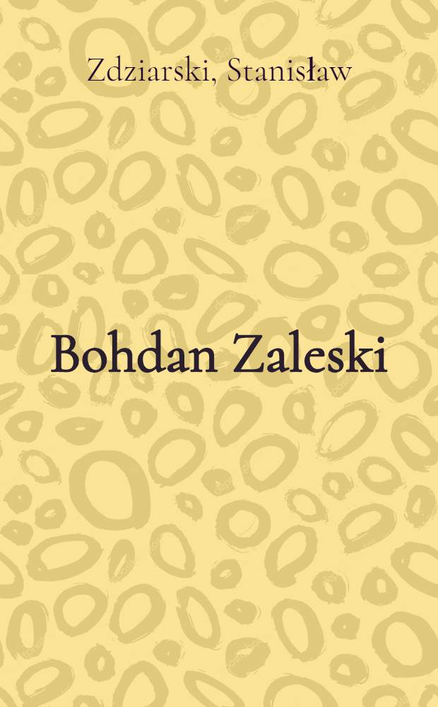 Bohdan Zaleski