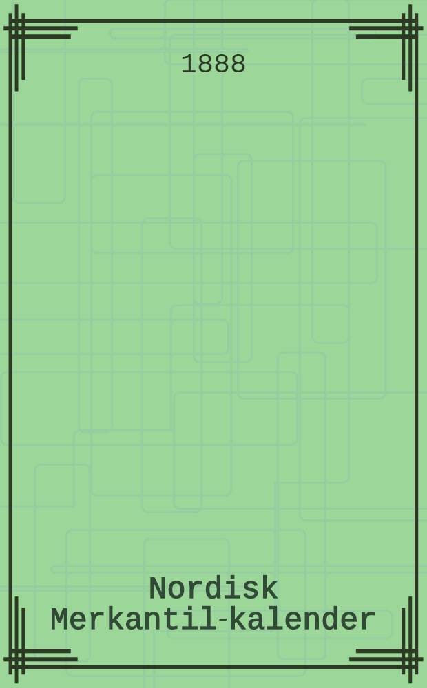 Nordisk Merkantil-kalender