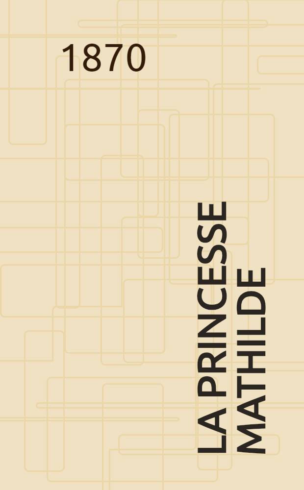 La princesse Mathilde