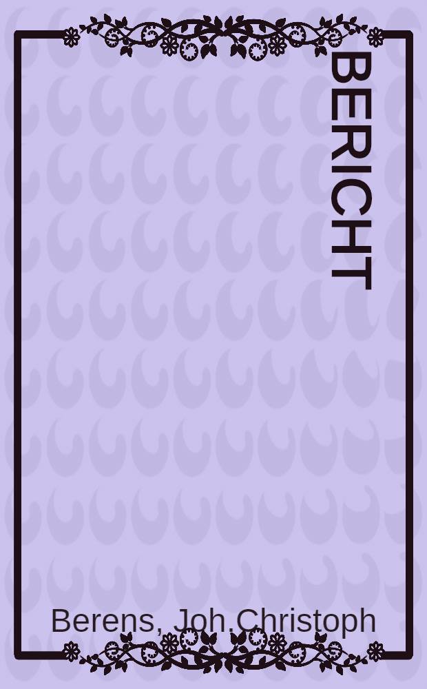 Bericht